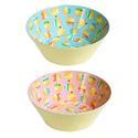 Unbranded Melamine Party Snack bowls - Tea and Cake