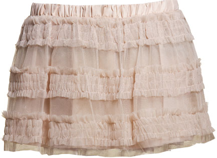 Unbranded Melia mesh ruffle skirt