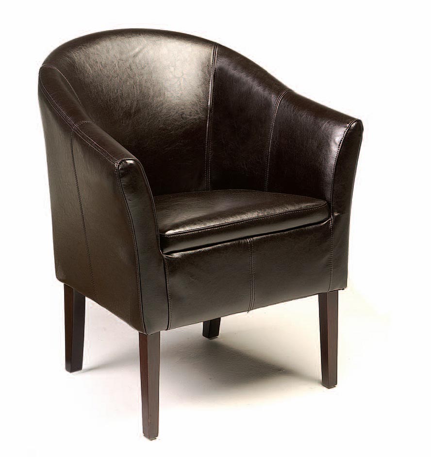 Unbranded Melo Leather Tub Chair