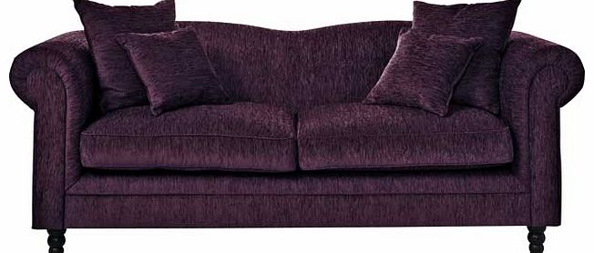 Unbranded Melody Large Sofa - Aubergine