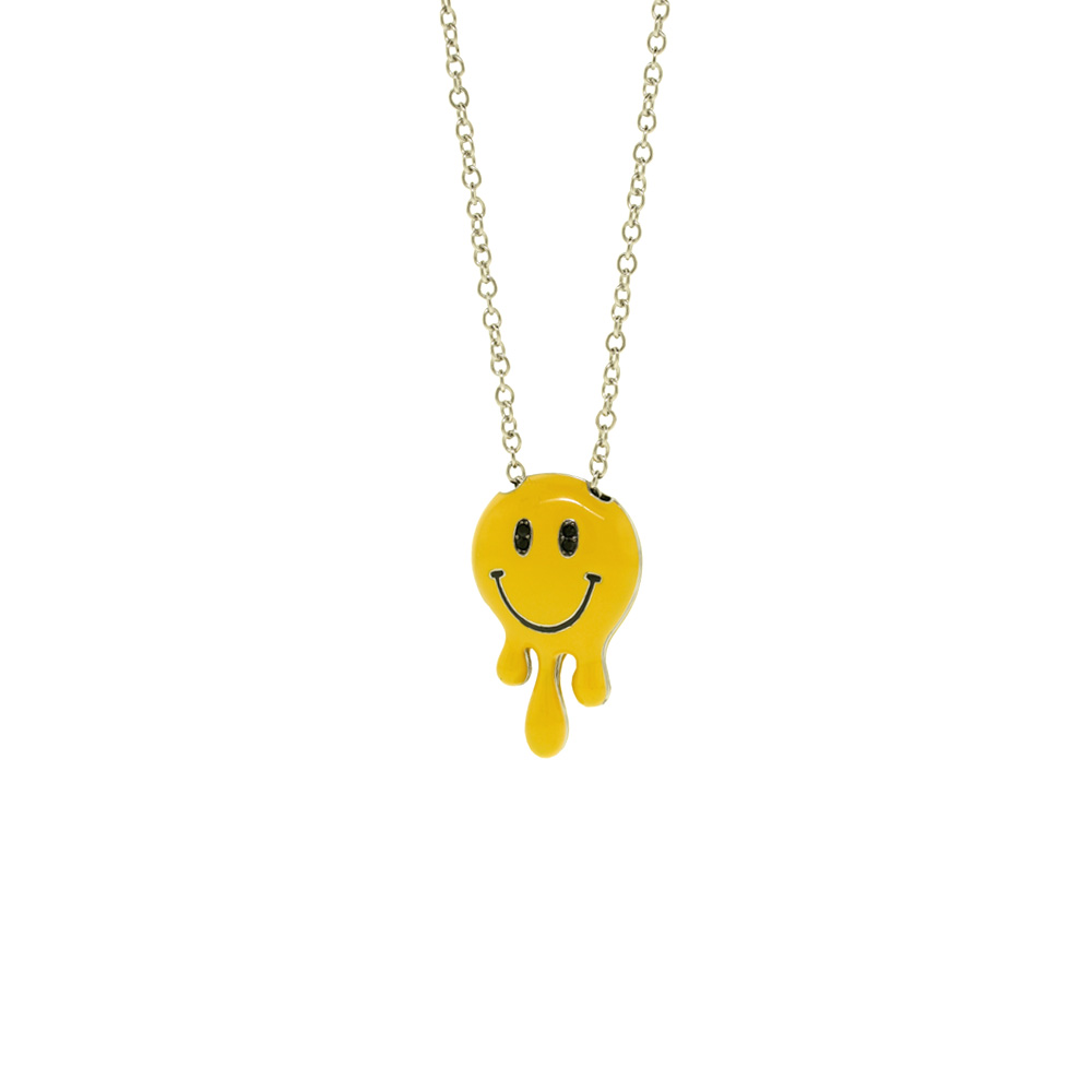 Unbranded Melting Face Necklace