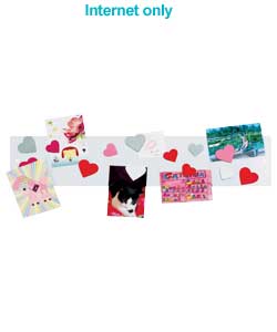 Unbranded Memo Strip Magenetic Hearts - Pack of 13