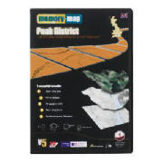 Unbranded Memory Map Peak District