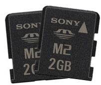 Unbranded Memory Stick Micro M2 For Sony - 2GB - Sony - TWIN VALUE PACK - AMAZING PRICE!