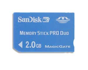 Unbranded Memory Stick Pro Duo For Sony - 2GB - Sandisk - AMAZING PRICE!