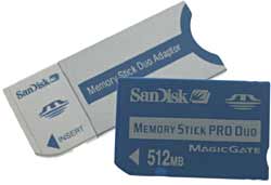 Unbranded Memory Stick Pro Duo For Sony - 512MB - Sandisk