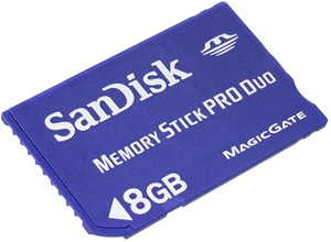 Unbranded Memory Stick Pro Duo For Sony - 8GB - Sandisk
