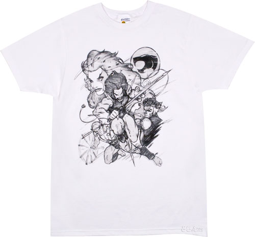Unbranded Men` Thundercats Sketch T-Shirt