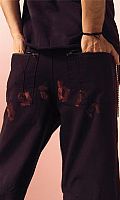 Mens Biker Canvas Pants