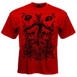 Unbranded Mens: Eden T-Shirt Red (Premium Collection)