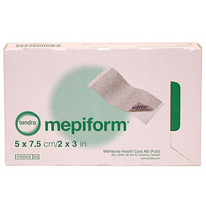 Mepiform Scar Dressing - Small 5 pack - Size: 5 x 7.5cm