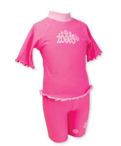 Unbranded Merango Sun Pro 2 PC Suit 3 to 4 Yrs Girl