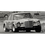 A highly detailed 1/18 scale replica from Minichamps of the monster Mercedes 300 SEL 6.8 driven by