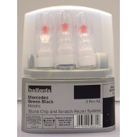 Three pen kit containing:  Primer, Touch-up paint and clear lacquer with brush and pen nib