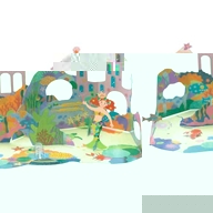 A clever and attractive fold-out book that expands and slots together to create a magical  underwate