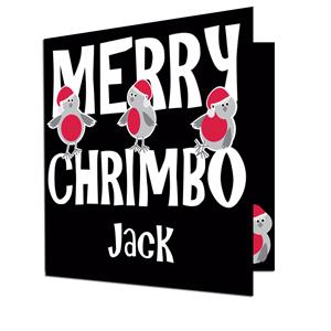 Unbranded Merry Chrimbo Robin Card
