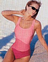 Mesh Panel Swimsuit