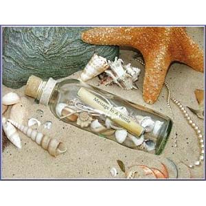 Unbranded Message In A Bottle Parchment Paper Scroll