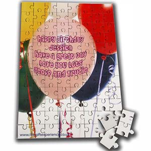 Unbranded Message On A Jigsaw (Balloon Design)