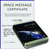 Unbranded Message To Space