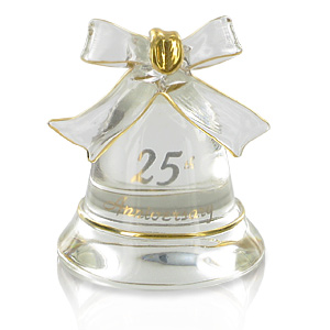 Unbranded Messenger 25th Anniversary Glass Bell