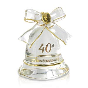 Unbranded Messenger 40th Anniversary Glass Bell