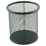 Unbranded Metal, mesh pencil holder. Black