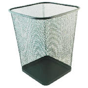 Unbranded Metal, mesh waste paper bin. Black