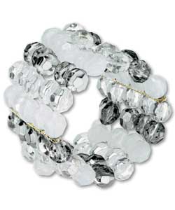 Metallic and Sparkle Ladies 5 Row Bracelet
