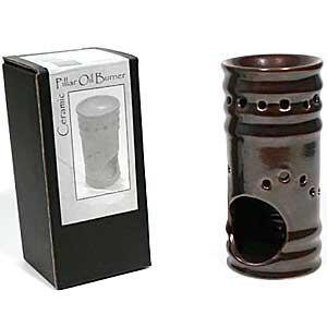 Metallic brown oil burner - Our oil burners offer a simple way to put our fragrance oils to