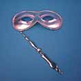 Unbranded Metallic eyemask on stick, silver