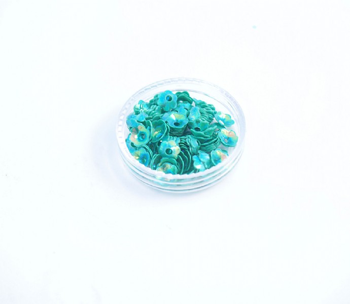 Unbranded Metallic Flower in Green