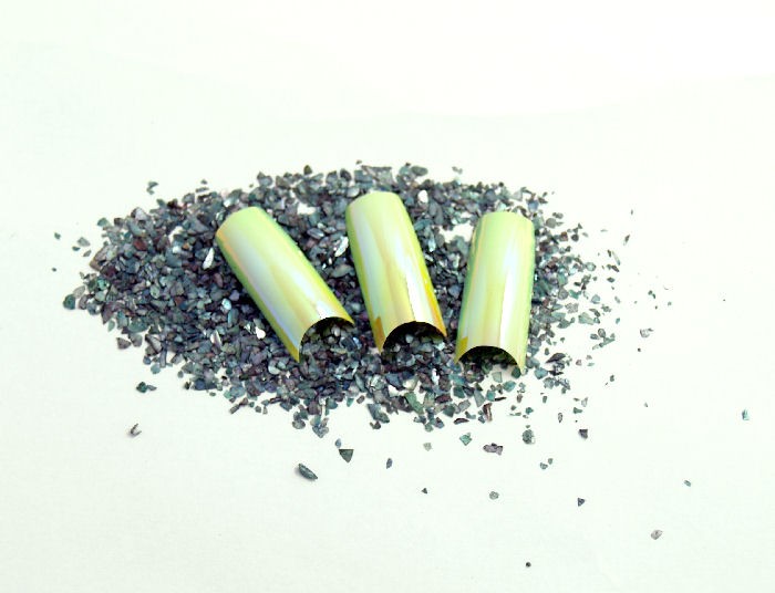 Unbranded Metallic Green Tips (500 Pieces)