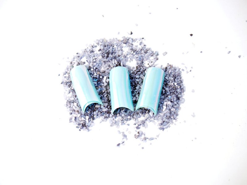 Unbranded Metallic Turquoise Tips (500 Pieces)
