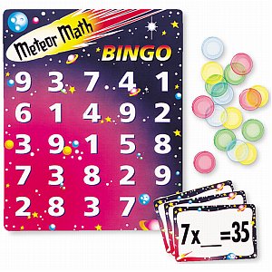 Meteor maths bingo multip & divi