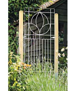 Can be painted to match existing garden decor.Galvanised for long life.Suitable for all