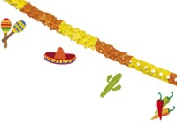 Unbranded Mexican Fiesta: 4m Garland with Danglers