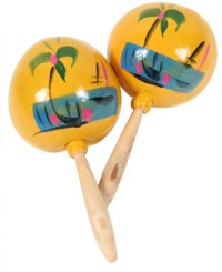 Unbranded Mexican Fiesta: Wooden Maracas
