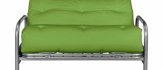 Unbranded Mexico Futon Sofa Bed with Mattress - Green