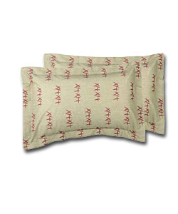 Mia Oxford Pillowcase Terracotta