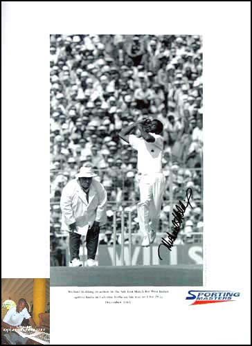 Unbranded Michael Holding signed limited edition print - WAS andpound;59.99
