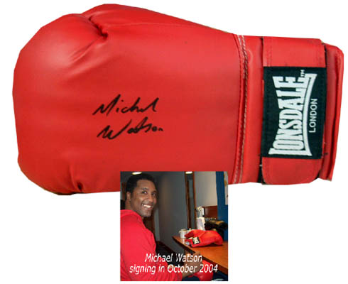 Unbranded Michael Watson signed Lonsdale Glove WAS andpound;39.99