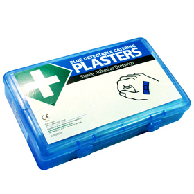 Unbranded Microplast Blue Detectable Plasters Pk100 in