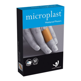 Unbranded Microplast Washproof Plasters 7cm x 5cm Pk50 in