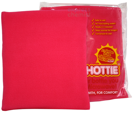 Unbranded Microwave Sugar Pink Hot Water Bottle - Fleecy