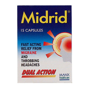 Fast acting relief from migraine and throbbing headaches