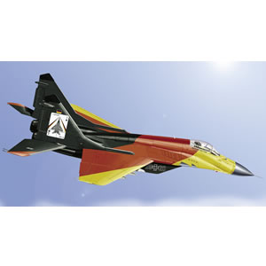 A detailed  collector quality diecast replica of the MiG-29 Fulcrum Luftwaffe. Each Armour Collectio