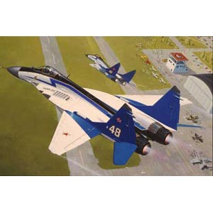 MiG-29 The Swifts plastic kit from German specialists Revell. This famous aerobatics team is attache