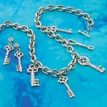 Mikey 5 Key Charm Bracelet