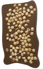 Milk and Hazelnut Slab